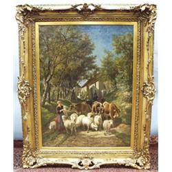 RENE-JOSEPH MENARD (1827-1887) French school....