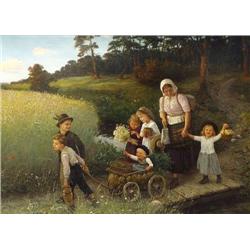 CLAUS BERGEN (1886-1964) German school. "Youn...