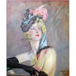 JEAN-GABRIEL DOMERGUE (1889-1962) French scho...