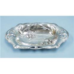 ART NOUVEAU - W.M.F. A silver plated metal br...