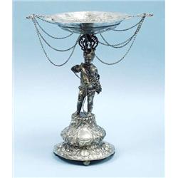 An 18th century continental silver centerpiec...