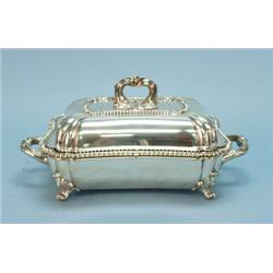 A fine Victorian sterling silver food warmer....