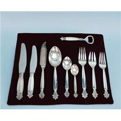 GEORG JENSEN, DENMARK - A 109 piece sterling...