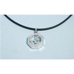 A Chopard design 18 kt. white gold "happy dia...