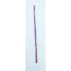 A very good 18 kt. white gold line bracelet....