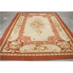 An Aubusson design wool carpet. Appx. size: 1...