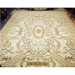 An Aubusson design wool carpet. Appx. size: 1...