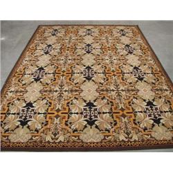 An Aubusson design wool carpet. Appx. size: 9...