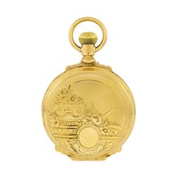 Vintage Waltham Pocket Watch - 14KT Yellow Gold