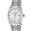 Image 8 : Rolex Mens Stainless Steel Silver Index Datejust Wristwatch