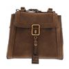 Image 1 : Chloe Brown Suede Leather Trim Satchel Handbag
