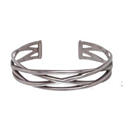 Tiffany & Co. 925 Sterling Silver Knot Cuff Bracelet