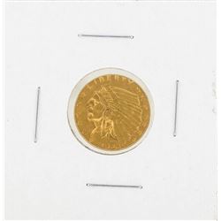 1928 $2 1-2 Indian Head Gold Coin XF