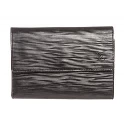 Louis Vuitton Black Epi Leather Porte Tresor International Wallet