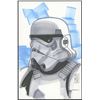 Image 1 : Tom Hodges - Stormtrooper "Star Wars" Signed ORIGINAL 5.5" x 8.5" Color Drawing on Paper (1/1)