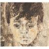 Image 3 : Oil on Board Myron Cooper Canadian Portrait of Boy