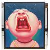 Image 2 : Yin Jun Chinese Oil on Canvas Framed Crying Power