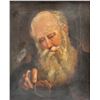 Image 1 : Oil on Canvas 18C Old Man Oil on Canvas w/Frame