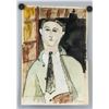 Image 2 : Amedeo Modigliani 1884-1920 Italy Mixed Media Man