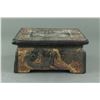 Image 4 : Chinese Ming Wanli Gilt Ink Stone signed on Base