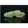 Image 1 : Chinese 17/18th C. Hetian Jade Carved Lion Pendant