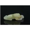 Image 2 : Chinese 17/18th C. Hetian Jade Carved Lion Pendant