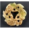 Image 2 : Early 20th C. Chinese Green Hardstone Fish Pendant