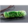 Image 3 : Chinese Green Jade Carved Fish and Ruyi Toggle