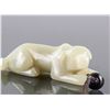 Image 3 : Chinese Light Green Jade Carved Dog Toggle