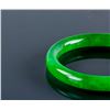 Image 2 : Imperial Green Jadeite Bangle with Certificate