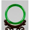 Image 3 : Imperial Green Jadeite Bangle with Certificate