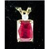 Image 1 : 1.45ct Ruby & Diamond Pendant CRV $823