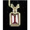 Image 4 : 1.45ct Ruby & Diamond Pendant CRV $823