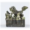 Image 2 : 19th C. Chinese Bronze Assembled Lion Seal