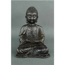 18/19th Century Chinese Bronze Buddha