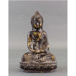 Chinese Gilt Bronze Medicine Buddha Statue