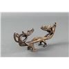 Image 2 : Chinese Tang Style Bronze Double Dragon Statue