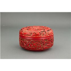 Chinese Ming Red Lacquer Box