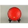 Image 2 : Chinese Cinnabar Lacquer Carved Tray