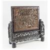 Image 2 : Chinese Bamboo Carved Seven Sages Screen w/ Stand