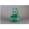 Image 3 : Chinese Green Glazed Double Gourd Porcelain Vase