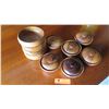Image 2 : Small Misc. Wooden Bowls (6 w/Lids)