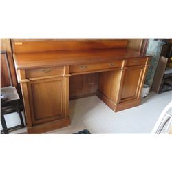 Large Vintage Wooden Sideboard, Koa? - 6' Length X 25.5" D X 31" H