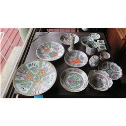 Misc. Rose Medallion Serveware, Various Patterns - Platters, Bowls, etc.