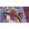 Image 2 : Carved Hardwood Walking Stick/Cane w/Carved Figures