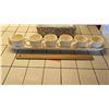 Image 2 : Painted Rectangular Porcelain Tray, Espresso Set