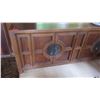 Image 2 : Long Wooden Cabinet w/6 Drawers (damage along top, back edge and other areas)