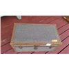 Image 2 : Vintage Skyway Upholstered Trunk, Padded Top, 30" X 16.5" X 16" H