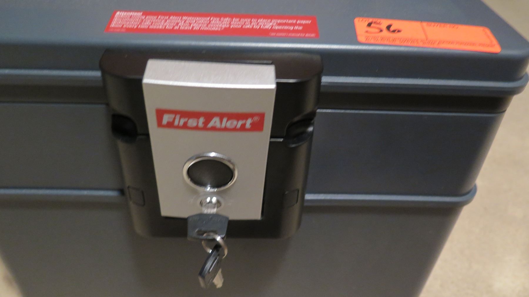 First Alert Chest Safe with Key, 15