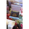 Image 8 : Qty 5 Misc. Jewelry & Trinket Boxes, Music Box (Fuer Elise) - Wooden, Black w/Inlay, etc.